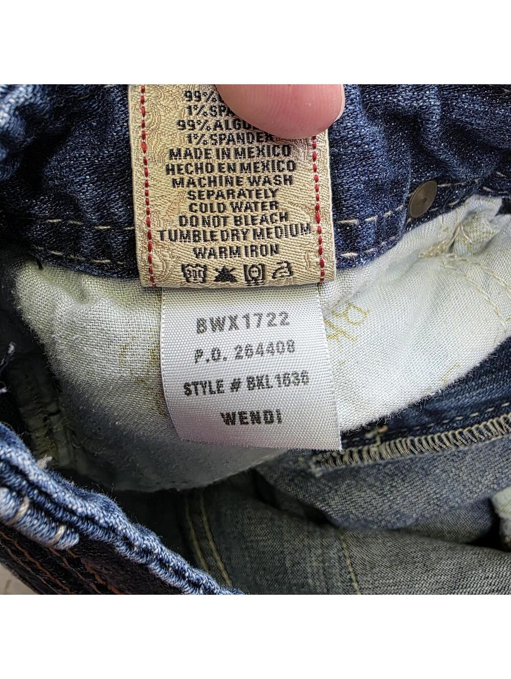BKE Wendi Capri Jeans Womens Size 28 29x22 Stretch Comfort Denim Pants - Picture 5 of 9